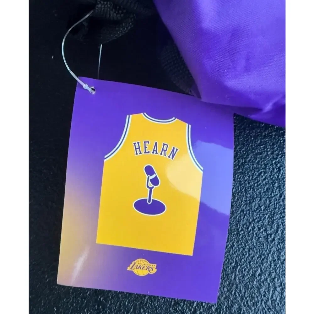 LA Lakers Chick Hearn Night Cooler Bag Lunch Tote Insulated NWT Stadium Giveaway